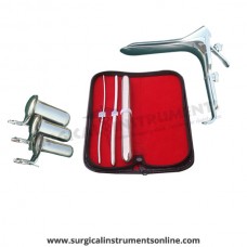 Hegar uterine dilator 3 pieces set,3-4, 7-8, 17-18, grave large, collin 3pcs